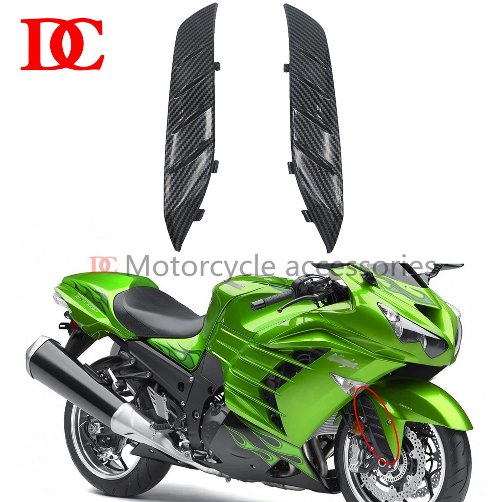 Suitable for Kawasaki GTR1400 ZZR1400 ZX-14R 2006-2019 Front Fender Fairing Edge Strip Front Shock Absorber Splash Cover Strip