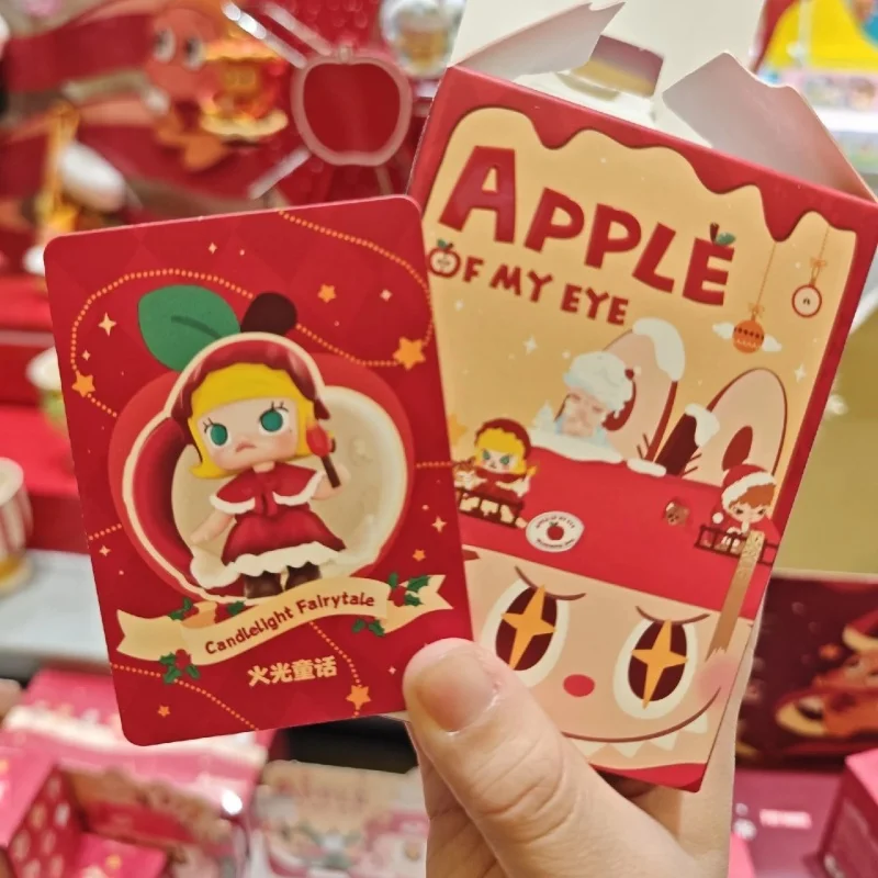 

Genuine Popmart Apple Of My Eye Series Figure Blind Box Lovely Keychain Toy Decoration Dolls Cute Stuff Sensory Toys Mystery Box