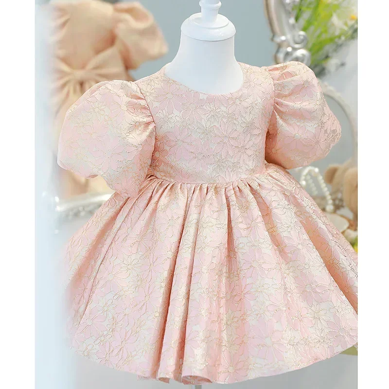 

Baby Royal Lolita Princess Girls Spanish Floral Dress Girl's Ceremonial Dress Brand Infant Christening Dresses Boutique Clothes