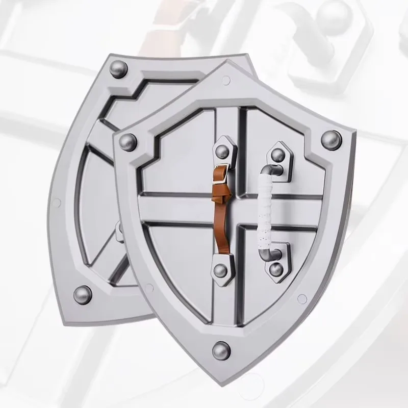 Em estoque a hemule fantasia arma hylian escudo yrulean link anime jogo periférico abs arma de plástico modelo deocr artesanato presentes