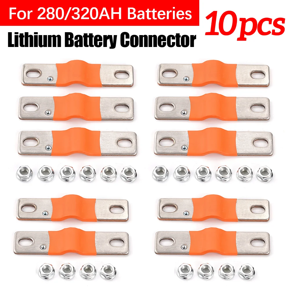 12V Busbar Lifepo4 Battery Flexible Copper Connecter 74mm 3mm 400A for 280Ah 302Ah 310Ah 320Ah Lifepo4 Battery Use