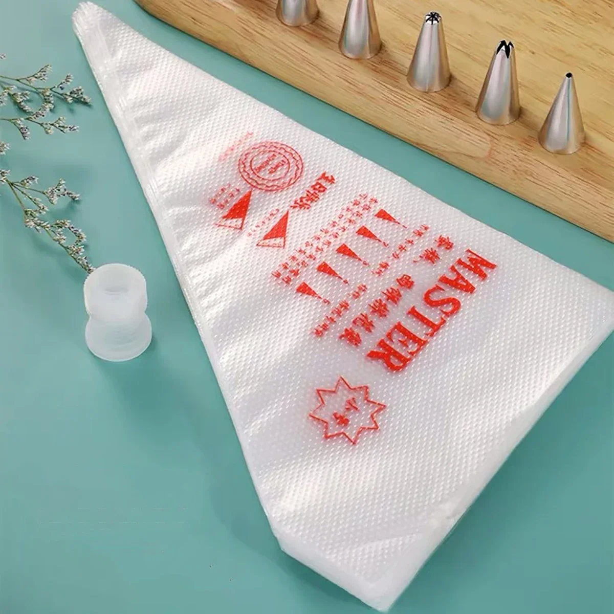 100 Stück dicke Einweg-Spritzbeutel zum Selbermachen, Kuchen, Creme, Dekoration, Spritzbeutel, Spritzbeutel, Backzubehör, Spritzhüllen – Detail 14