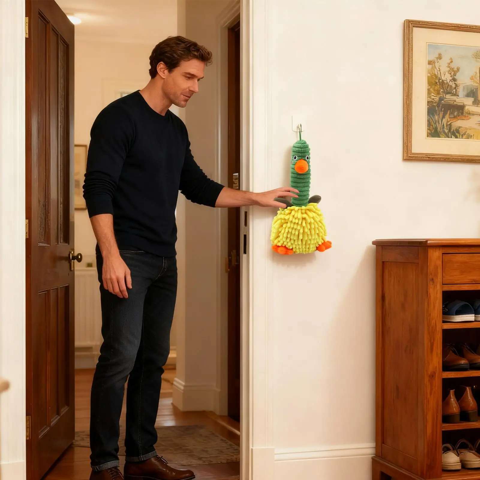 Полотенца для рук для ванной комнаты, милый дизайн утки, мягкая ткань, водопоглощающие гостевые полотенца для кухни, общежития, спа-салона, дома, гостя, взрослых