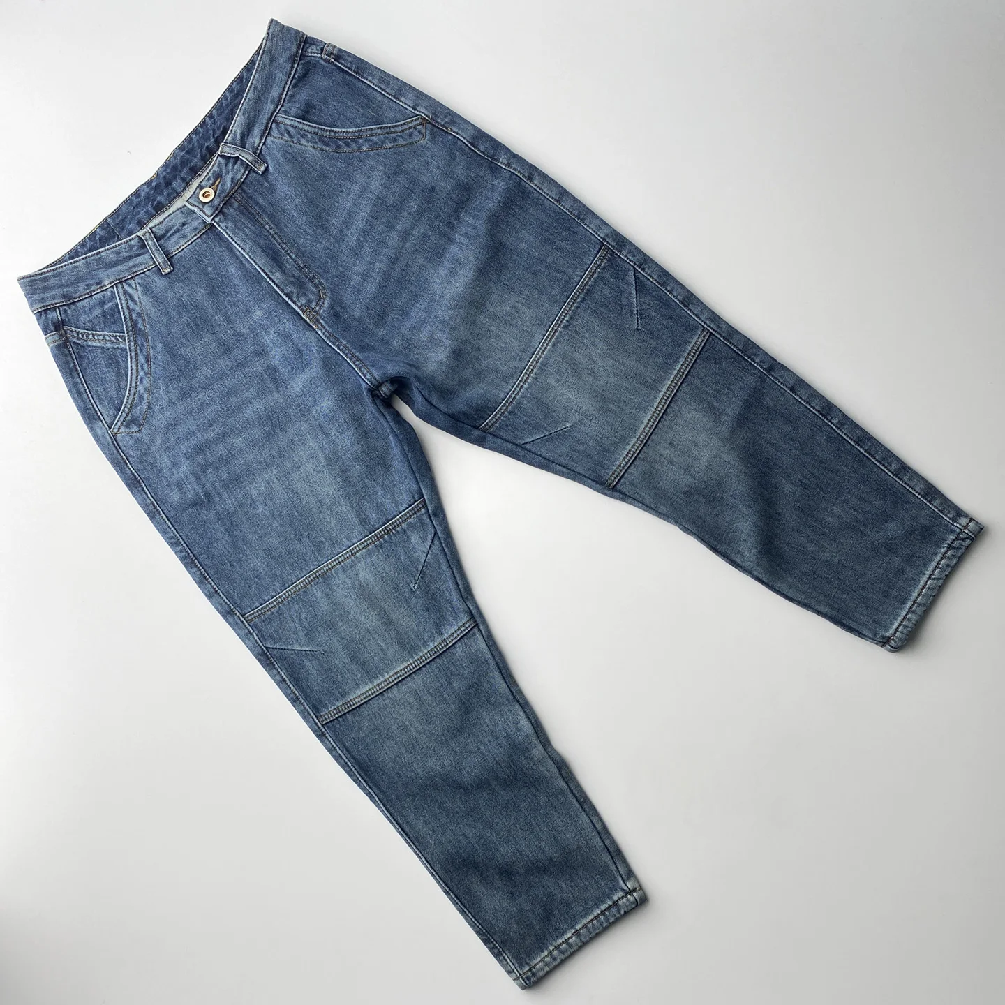 

Утепленные зимние повседневные джинсы-карго с коническими вставками, теплые, морозостойкие, больших размеров, для мужчин