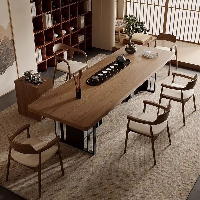 

Wabi Sanfeng Solid Wood Tea Table Kung Fu Tea Table Tea Room Office Household