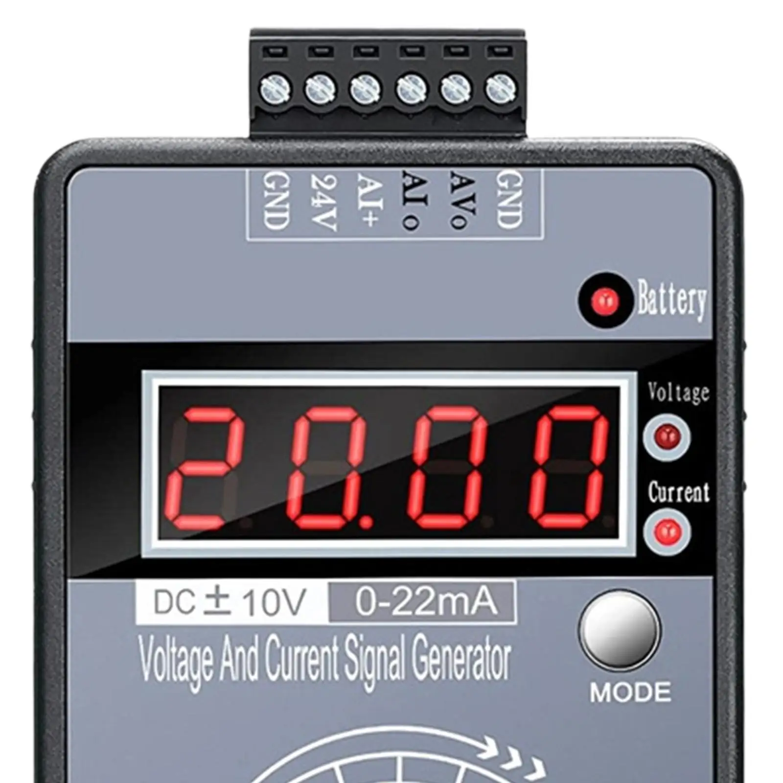 Signal Generator Kit with Bright Digital Tube Display and Overcurrent Protection for Current Voltage Simulation