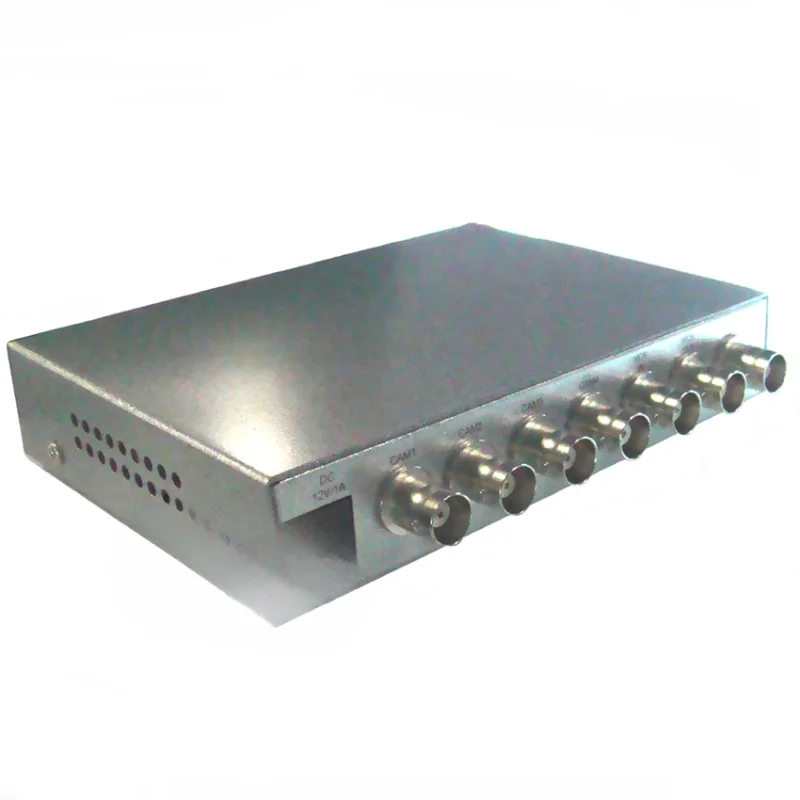 High definition 4-channel video splitter signal 4 in 1 out coaxial BNC interface four screens simultaneously monitor and display