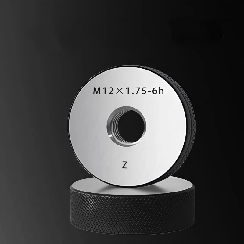 1SET(1*GO+1*NOGO)M2.5-M8  Non-Standard Metric Fine Tooth Thread Ring Gauge Measure Tool  M2.5M3M4M5M6M7M8 6h