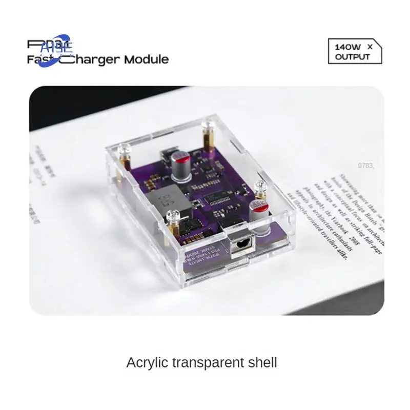 

A19E-140W Fast Charging Desktop Charger 12-32V Buck-Boost DC5.5X2.5Mm To PD3.1 Conversion Module Type-C Output High Power