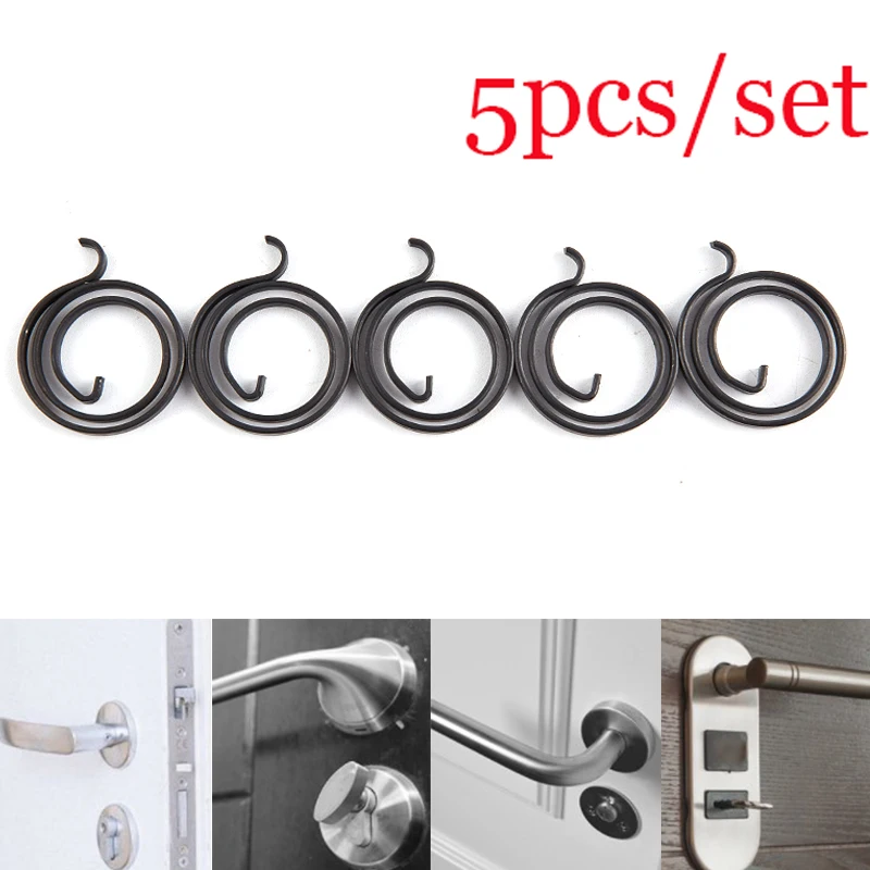 

5Pcs Door Lock Repair Spring Replacement For Door Knob Handle Latch Internal Coil Repair Torsion Spring