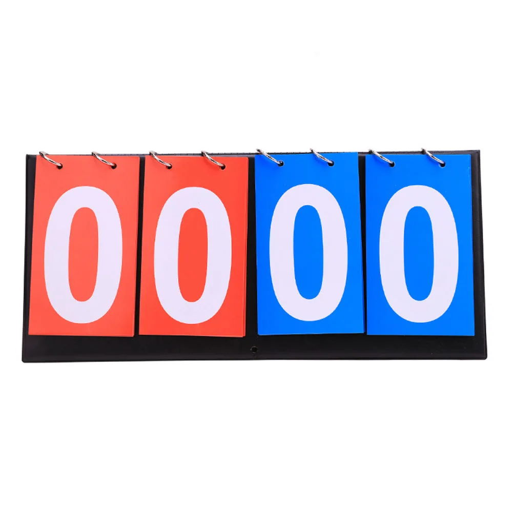 Basketball Training or Competition Scoreboard Clear Printing Easily Read Scoreboard for Baseball and Badminton Training