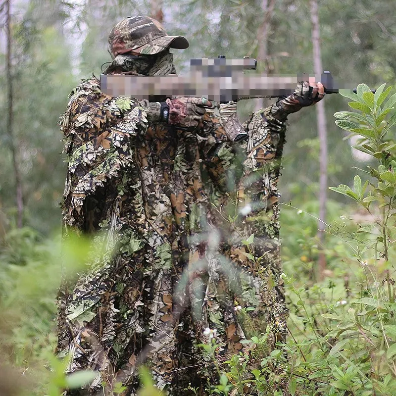 Maple Leaf Ghillie Suit Jesus Survival Camouflage Clothing Leaf Clothing CS Leaf Suit Ghillie Suit