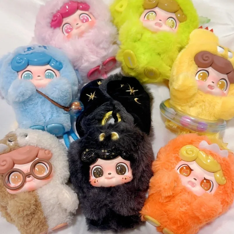 

Qkid Odd And Odd Trendy Emotion Hair Monster Blind Box Cute Plush Doll Pendant Accessories Backpack Toy Keychain Girl Gift