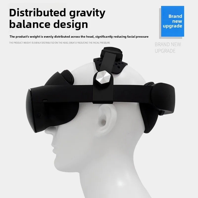مناسبة لدعم عصابة الرأس Mate Quest Pro، وإكسسوارات عصابة رأس Quest المريحة القابلة للتعديل، وإكسسوارات VR المريحة