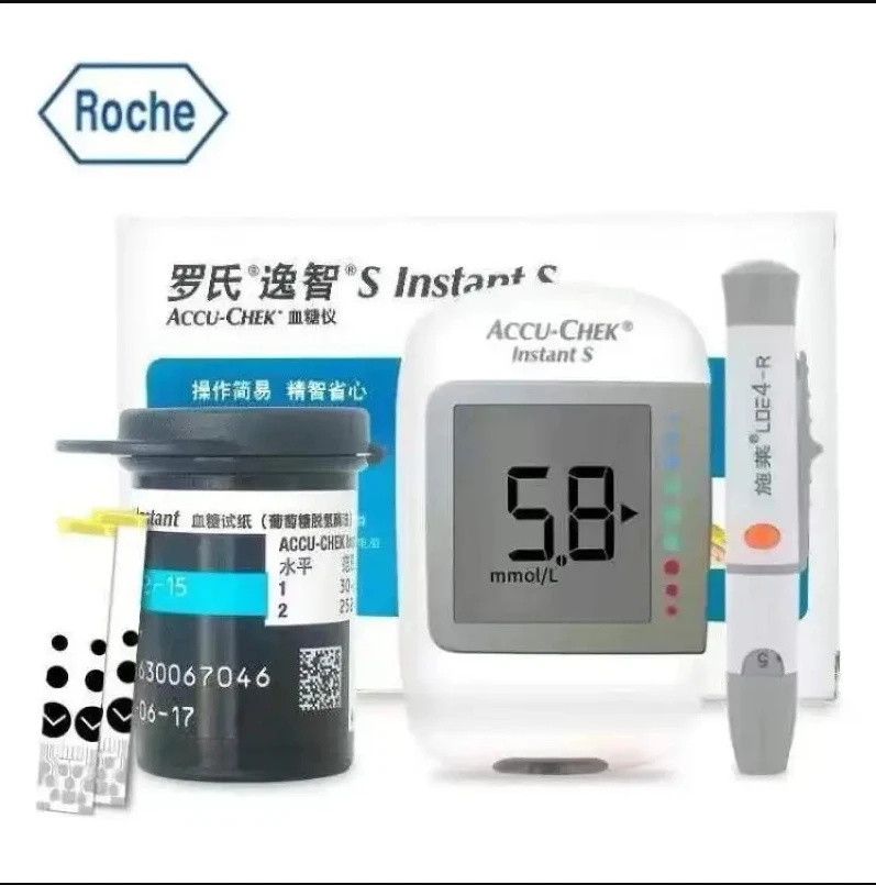 

Accu Chek Blood Glucose Tester Home Use Meter Blood Glucose Meter Test Pape Instants Test Strips Kit And 50pcs/kit And100pcs