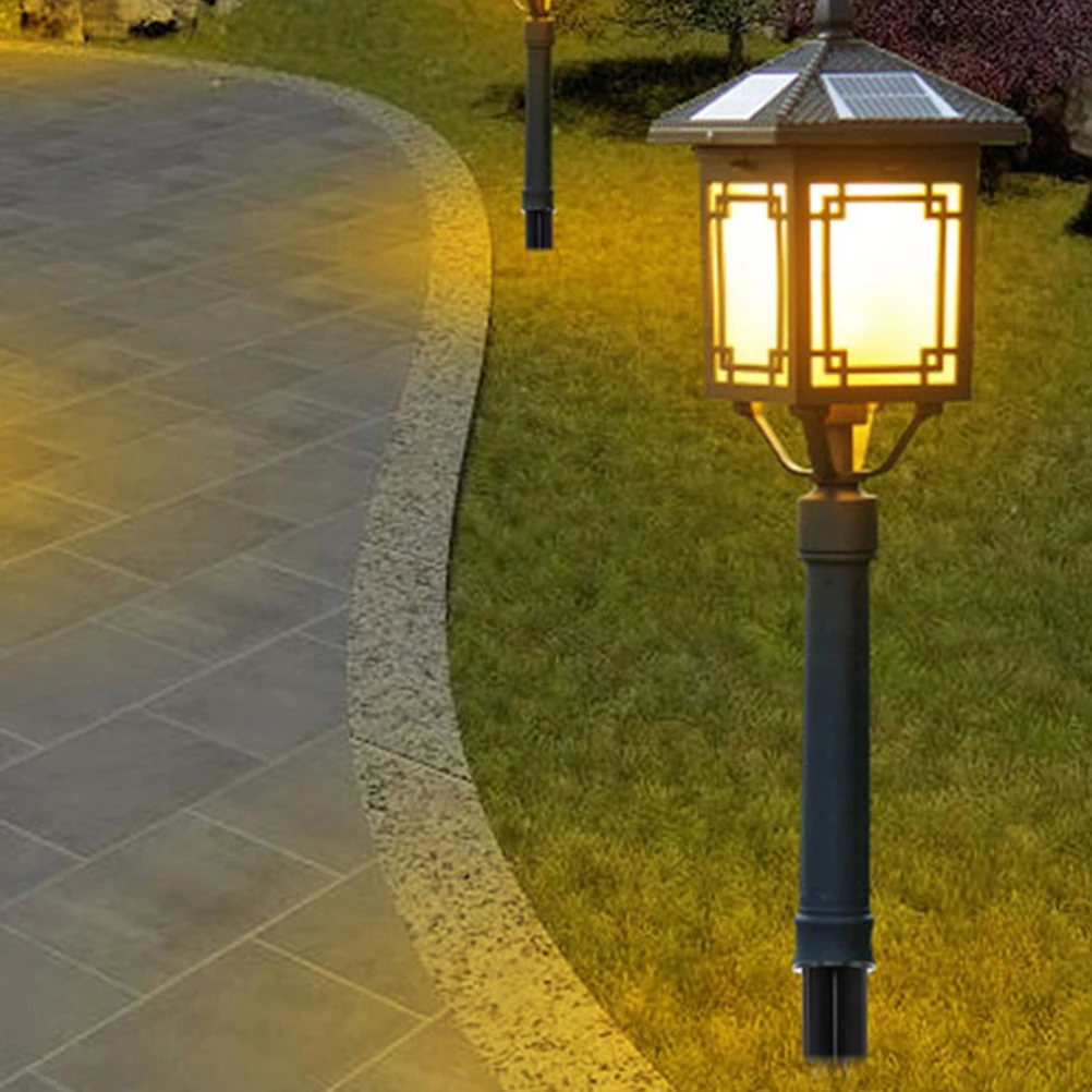 

2 set 2 Sets Lawn Lamp Accessories Durable Plastic Ground Stake Solar Light Stakes Replacement Spikes Easy Installation Outdoor