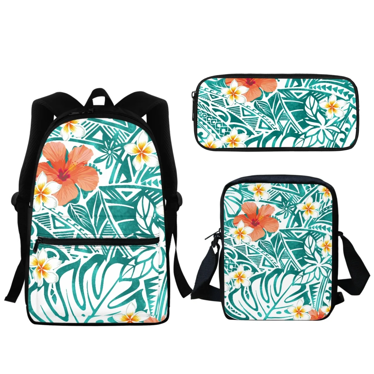 Новый школьный портфель для мальчиков и девочек в полинезийском стиле с принтом