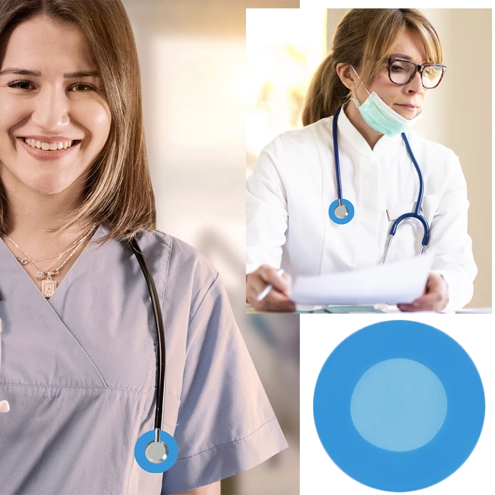 

8 Pcs Charm Stethoscope Set Nurse for Silica Gel Accessories Silicone Protective Cover