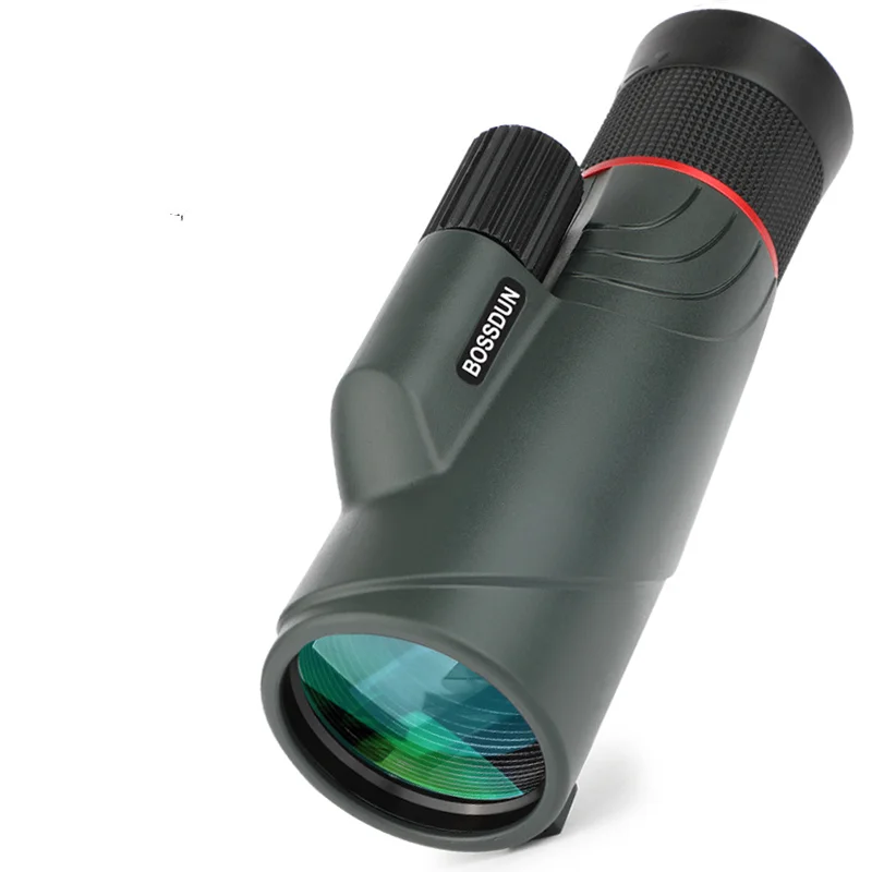 

Бинокль с зумом 10-20X50, IPX7, водонепроницаемый и противотуманный монокуляр со штативом, зажим для сотового телефона, FMC, многослойное зеленое покрытие BAK4