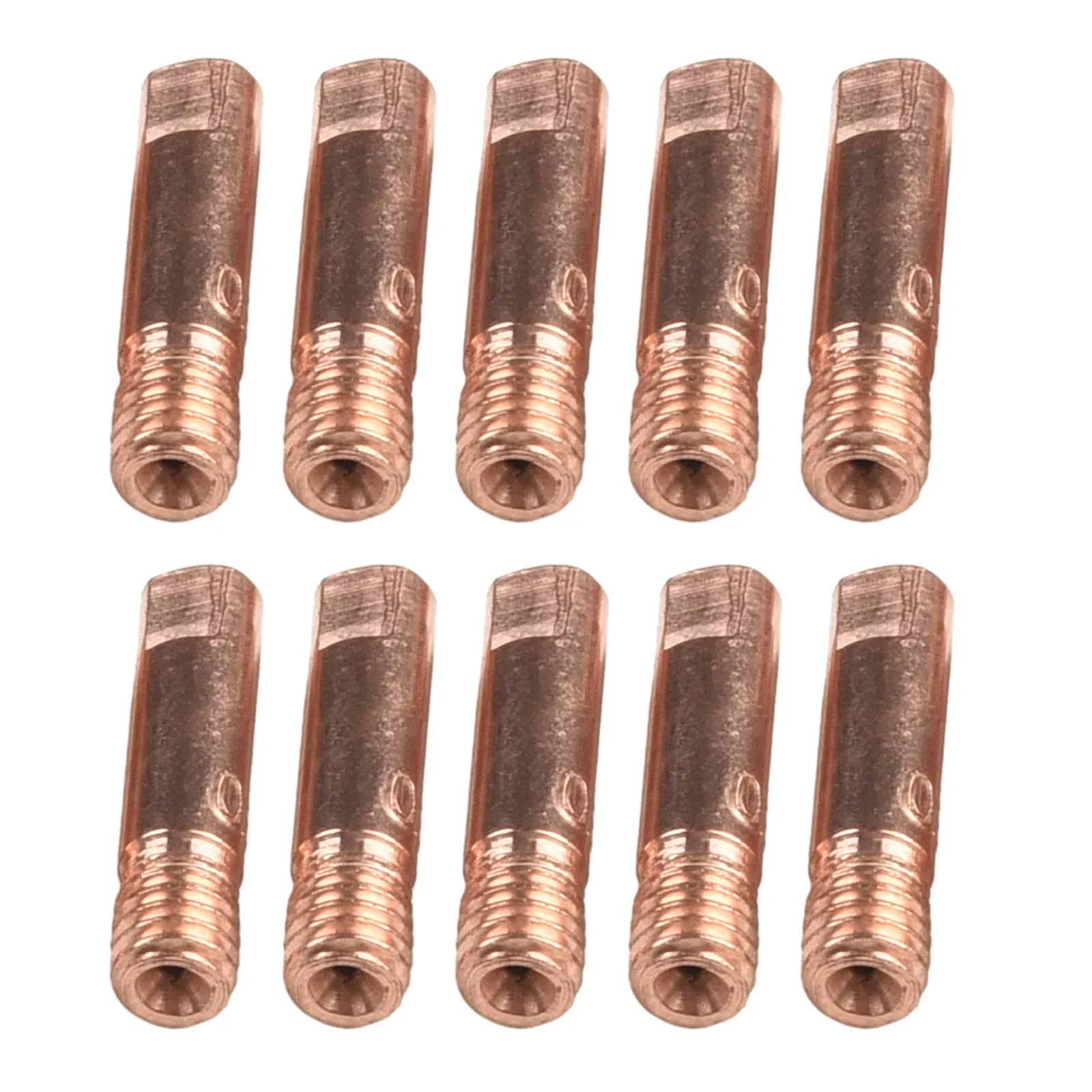 

10Pcs Welding Torch Nozzles MB-15AK MIG/MAG M6 Welding Torch Contact Tips Gas Nozzles 0.6/0.8/0.9/1.0mm