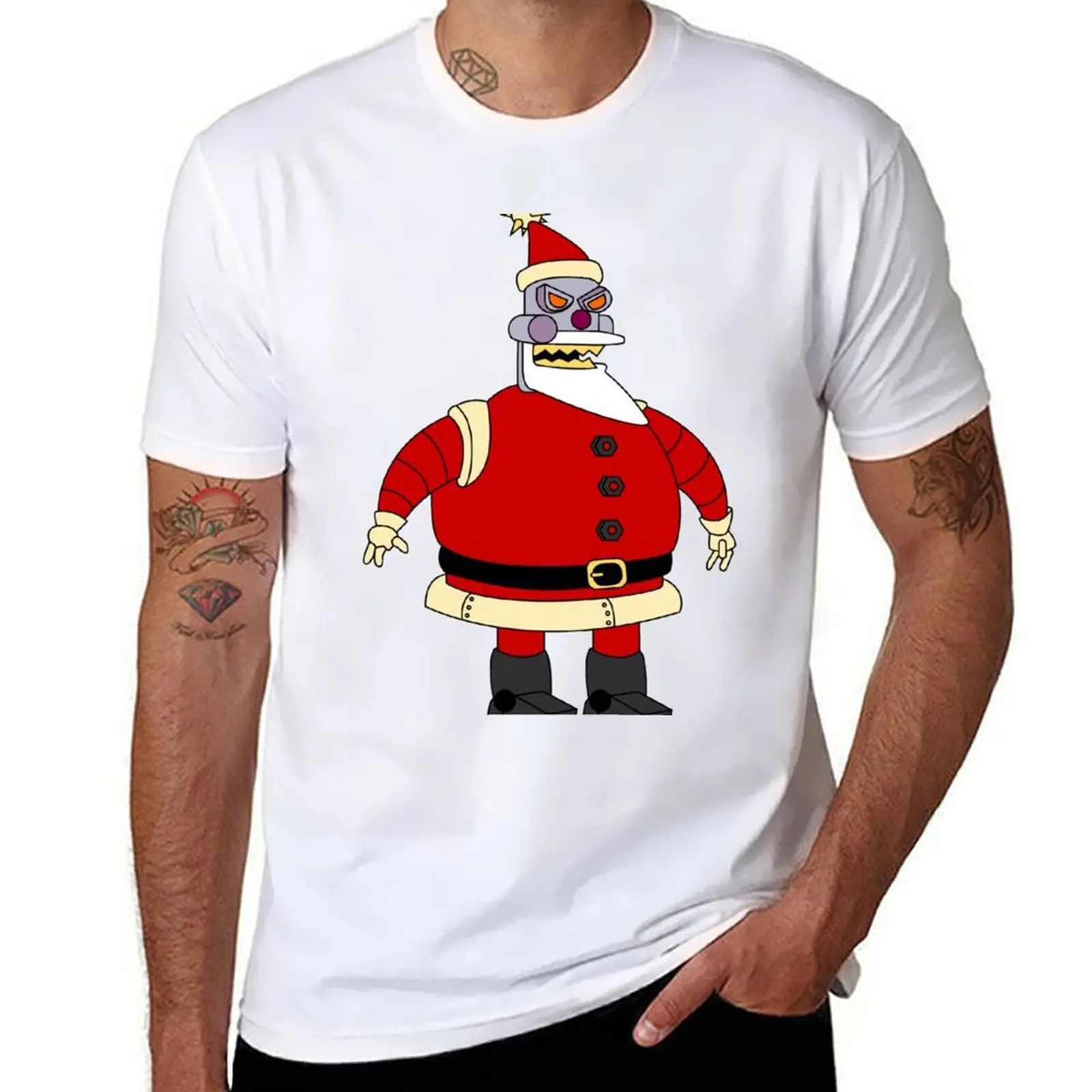 

Santa Claus Bot T-Shirt funny t shirts dark humor t shirt for man T-Shirt