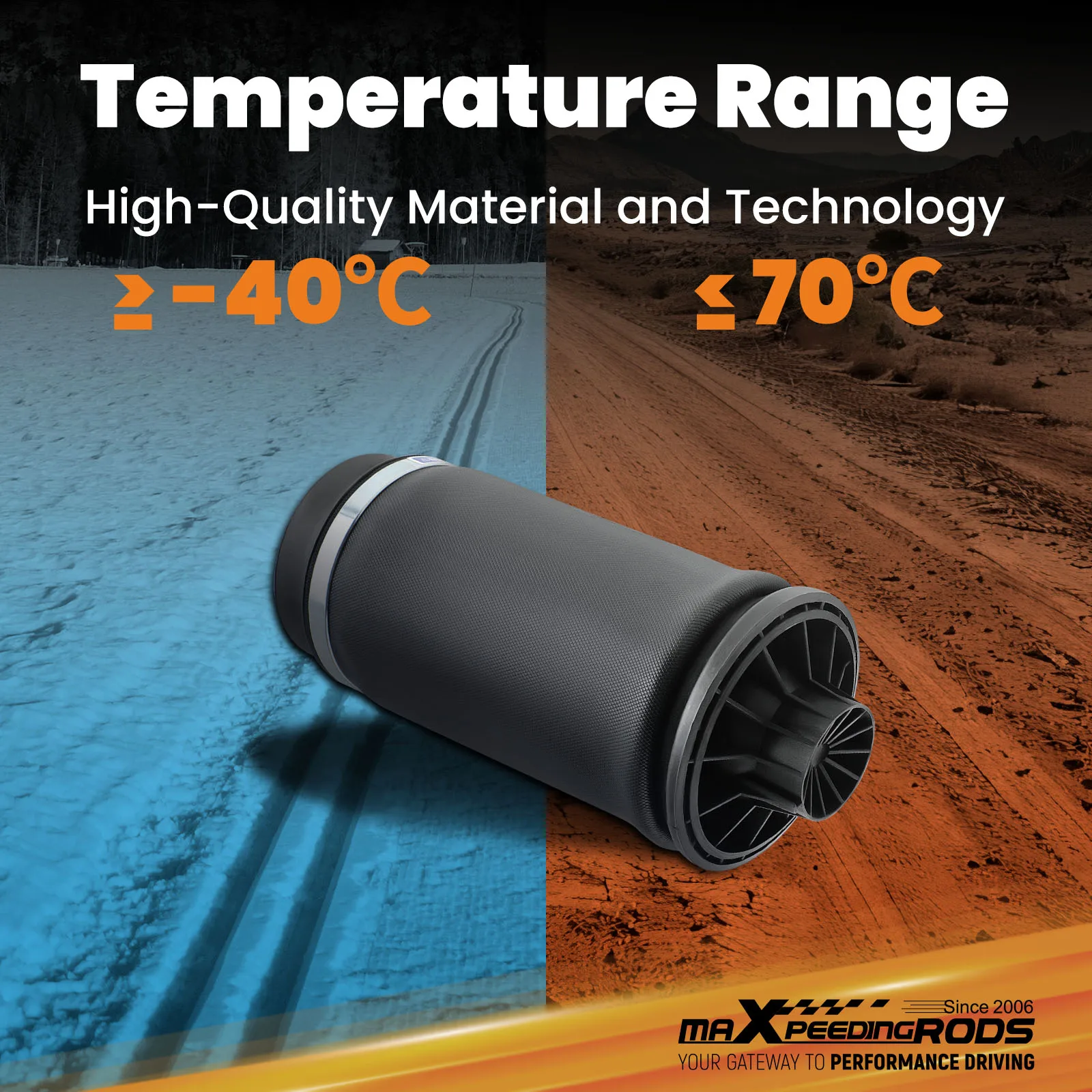 Rear L/R Air Ride Suspension Bag for Mercedes-Benz X164 W164 GL ML 1643200625