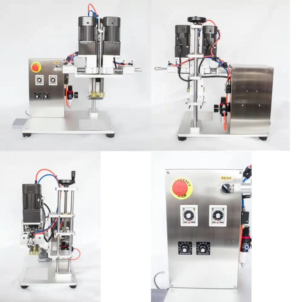 

Zhejiang Semi Automatic Manual Spot Pump Head Pull Ring Screw Bottle Capping Machine