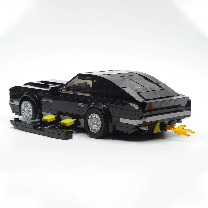 Moc Movie The Living Daylights Astoned Martins V8 Vantage Supercar Model Building Blocks Creative Assembly Bricks Toys Kids Gift