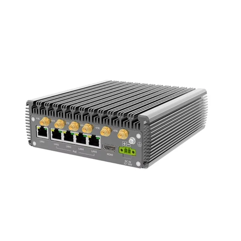 

NVIDIA Jetson Orin Nano 8 ГБ 40TOPS 128SSD-AI Edge T206 Коробка с 5 модулями преобразования сигналов Ethernet POE WIFI4G/5G