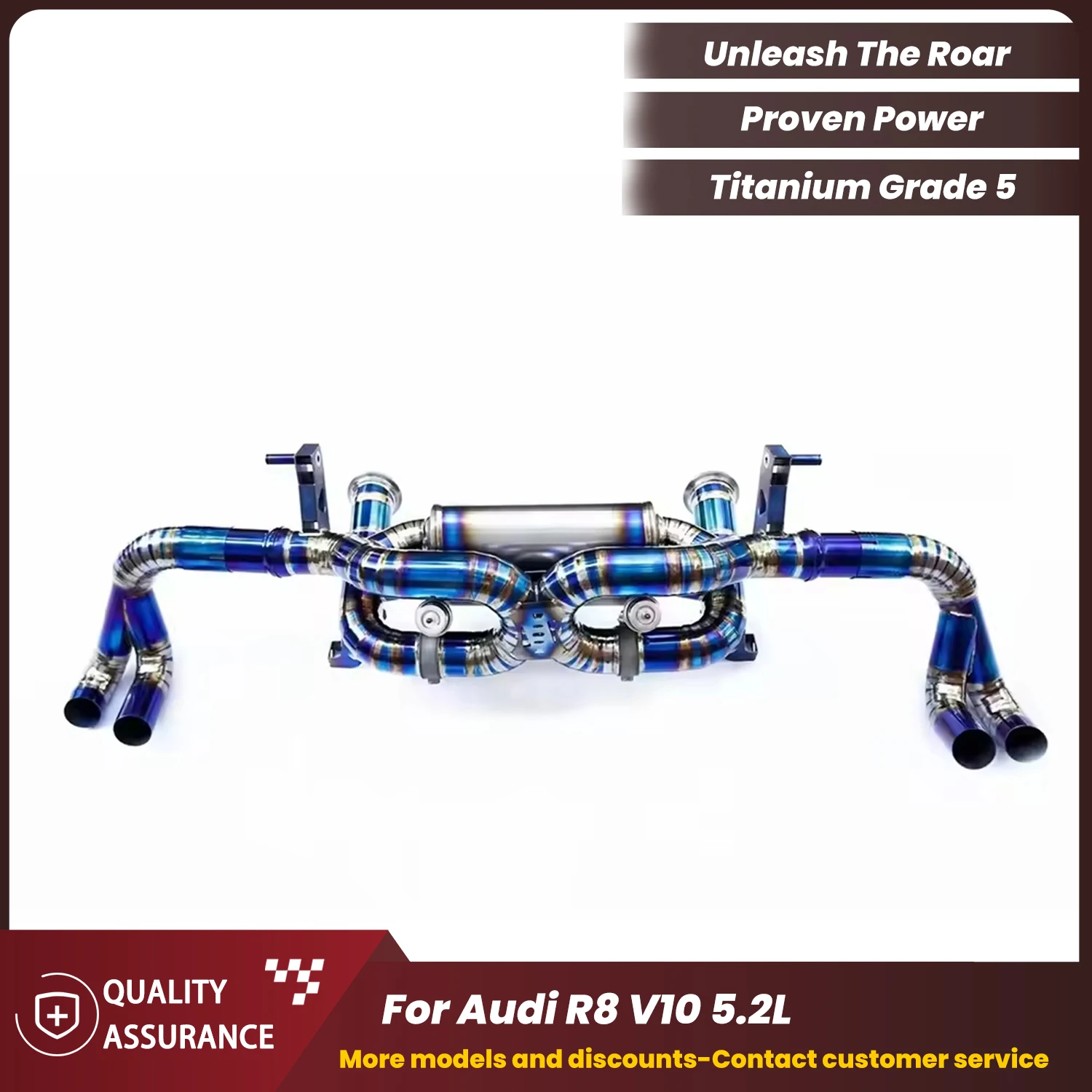 

ECCF Titanium Catback Performance Exhaust for Audi R8 V10 5.2L 2015-2022