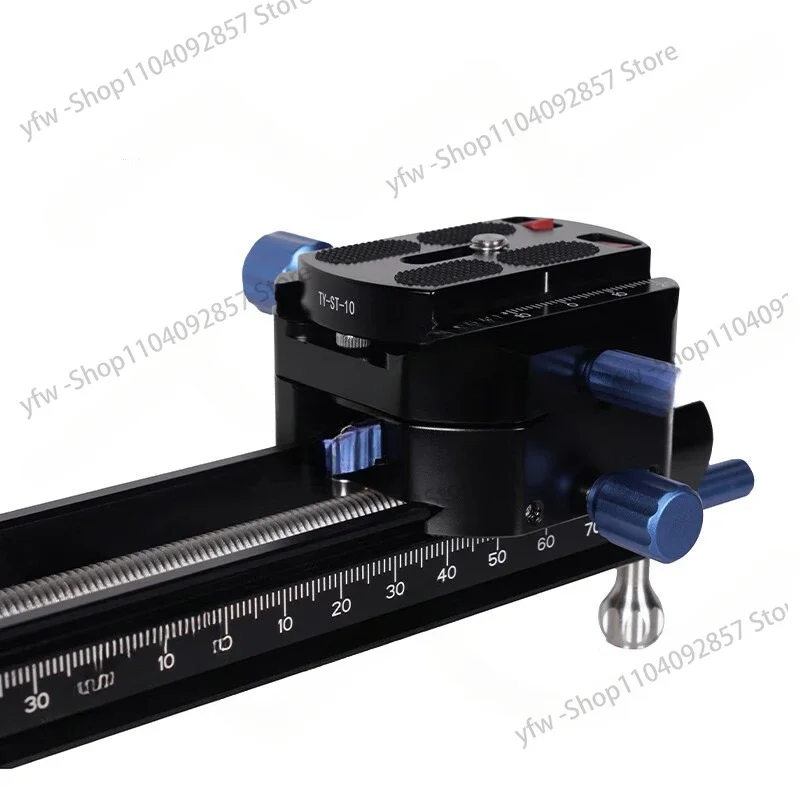 Quick Adjustment Macro Focusing Rail with 360 Degree Rotating Clamp Max Load Bearing 10kg