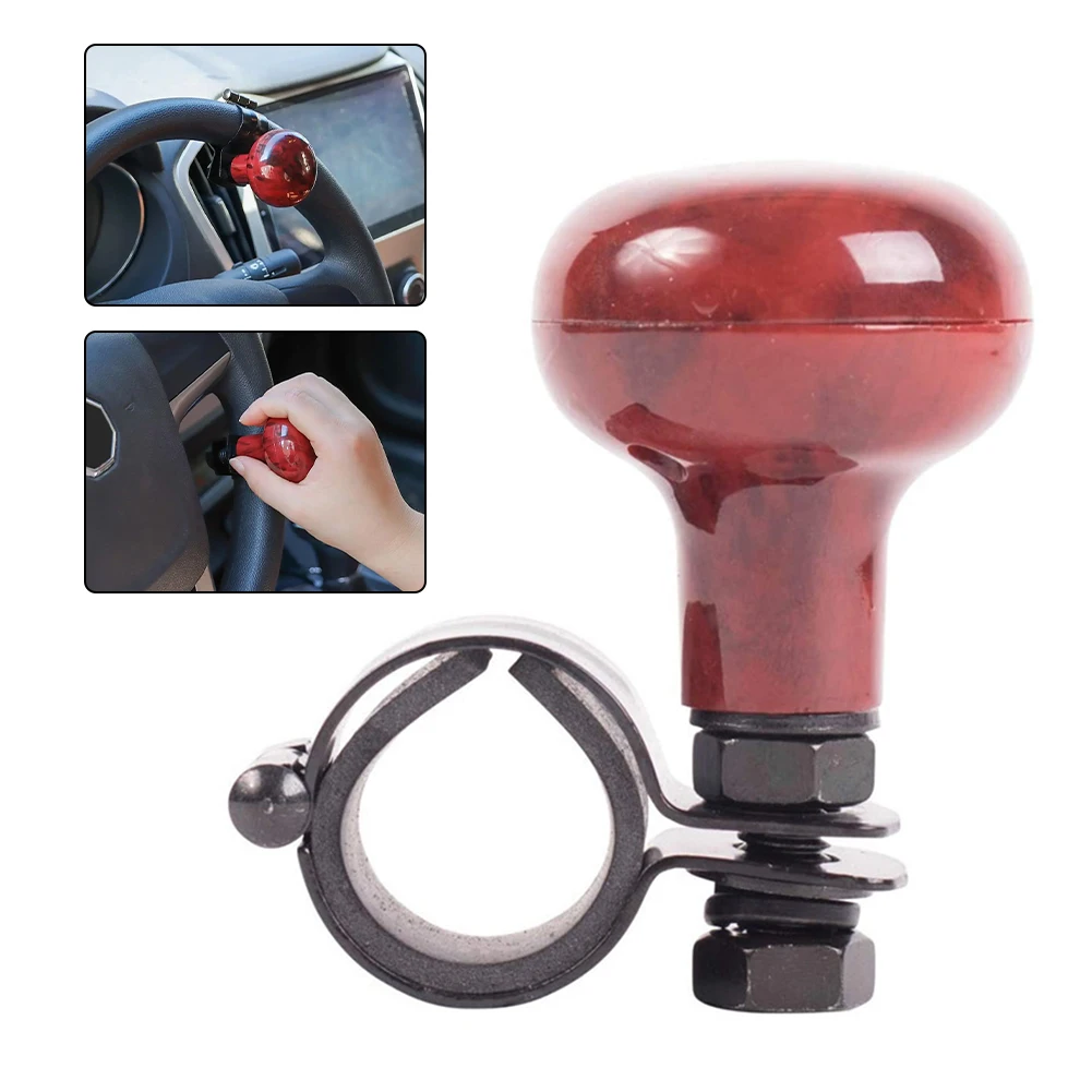 

1PC Truck Heavy Car Duty Anti Slip Steering Wheel Cover Spinner Knob Handle Car Steering Wheel Booster Booster Ball