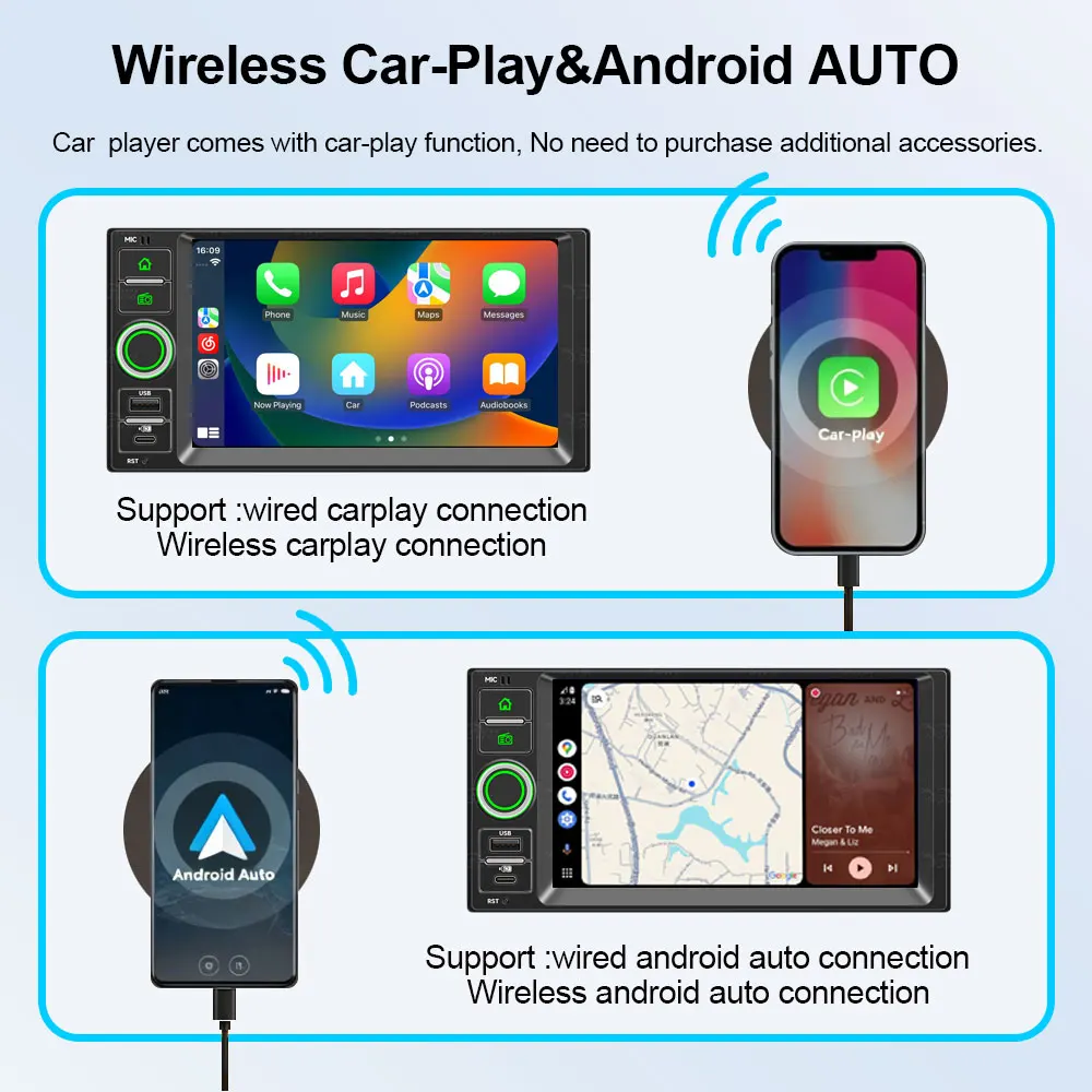 7'' Car Radio Android For Nissan Versa March Livina Sentra Grand Livina NV200 Car Multimedia Player CarPlay GPS WIFI RDS FM AUX