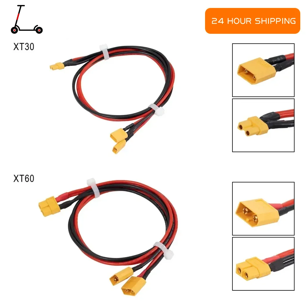 XT30 XT60 Controller Connection Cable For External Battery Xiaomi M365 /1S/ Mi3/Pro 2 for Ninebot Electric Scooter Durable Cable