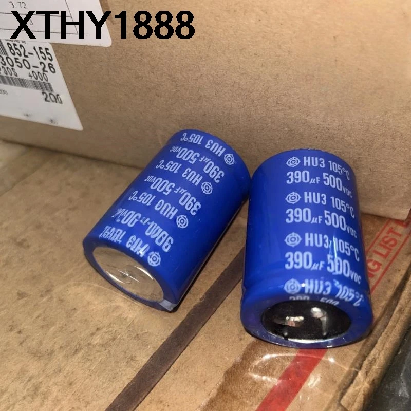 

2 шт. 390 мкФ 500 В электролитический конденсатор 500 В 390 мкФ 35X50 HU3 105 градусов