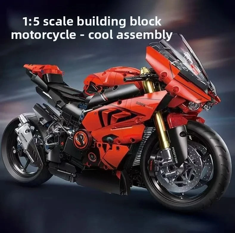 

Настольная декорация в стиле Y2K: Мотоцикл TOYLINX из сплава, большая сборная модель гоночного мотоцикла, высококачественная версия, праздничный подарок