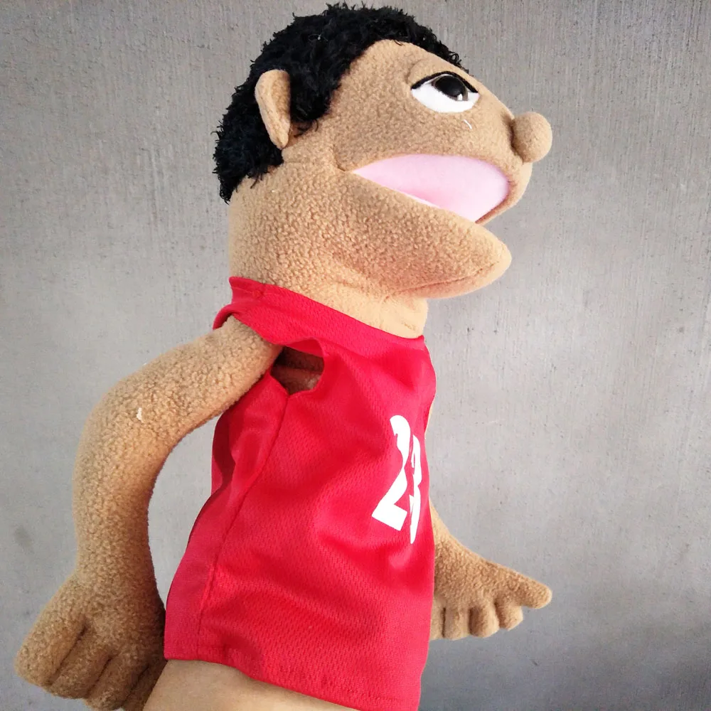 高品質漫画プロフェッショナルハンドパペットぬいぐるみアスリート口移動