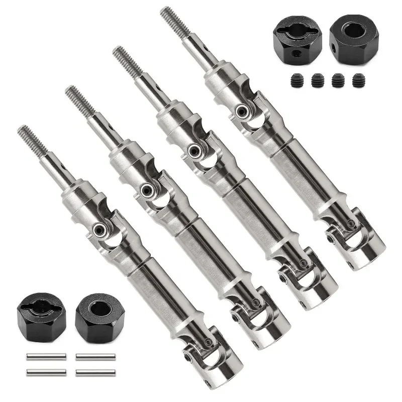 Durable-Stainless Steel Front Axle Shaft And Rear Drive Shaft For Trxs Mini Maxx RC Car Upgrade Parts