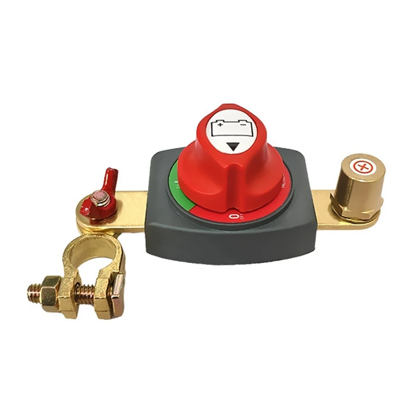 

Battery Disconnect Switchs On/Off Battery Isolator Power Cut Maste R Isolator Circuit Breaker Parts For Car RV And Boat-A33K