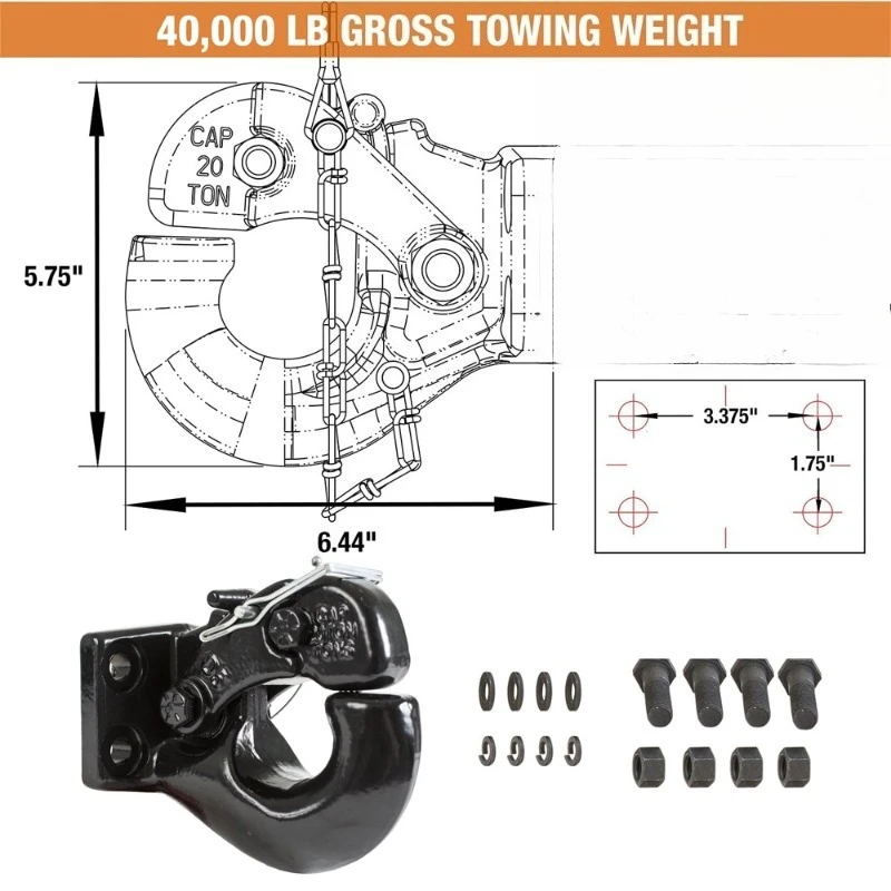 Tiger head hook Rogue hook Off-road vehicle modification