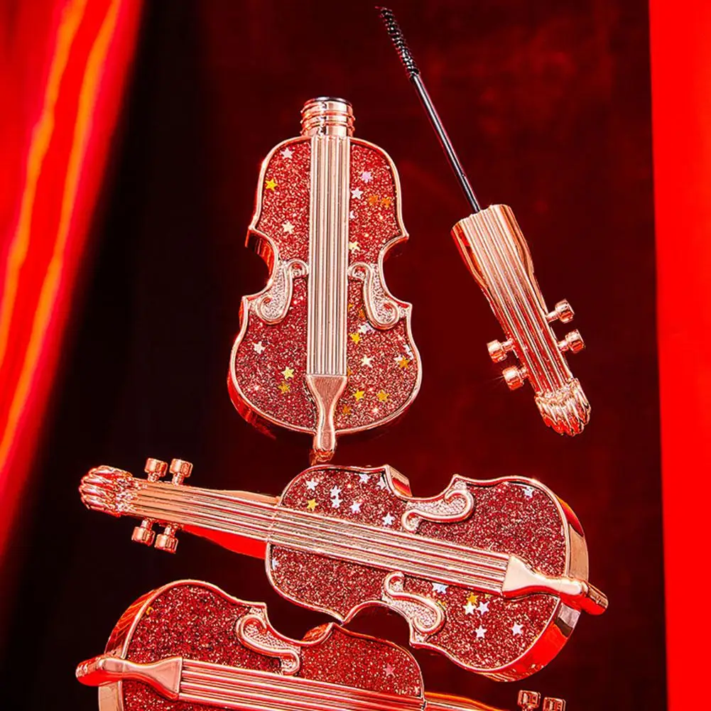 汗に強いマスカラ バイオリンカーリングマスカラ 優しい高弾性ブラシヘッドマスカラ スリムカーリングシェイプ 防水