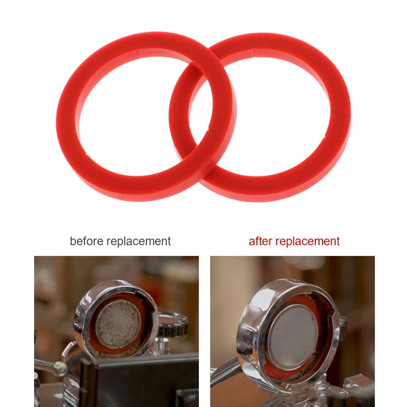 E61 Silicone Group Gasket 8.0MM Group Head Kit For Coffee Machines O-Ring Gasket Coffeeware Leak-Proof Seal 73x57x8 MM