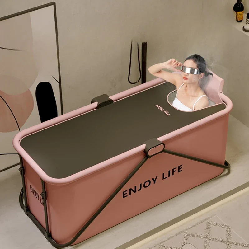 

Folding bathtub for adults, household use, whole body sweat steam for adults, shower bucket for babies, children, sitting