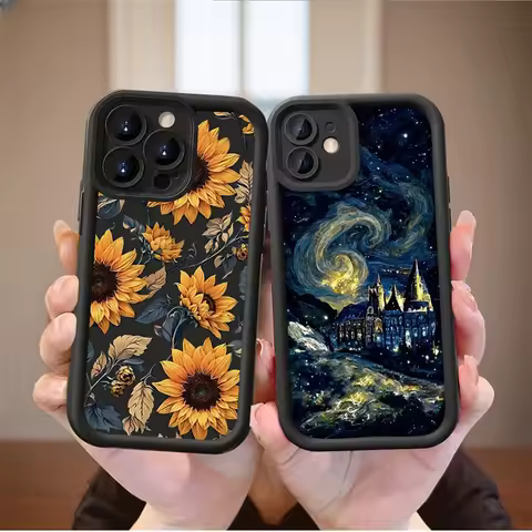 Retro Sunflowers Pattern Phone Case For Samsung Galaxy M34 M31 M51 M30S M23 M16 M20 M11 M15 A02 S21 FE S20 S22 Ultra Plus Cover