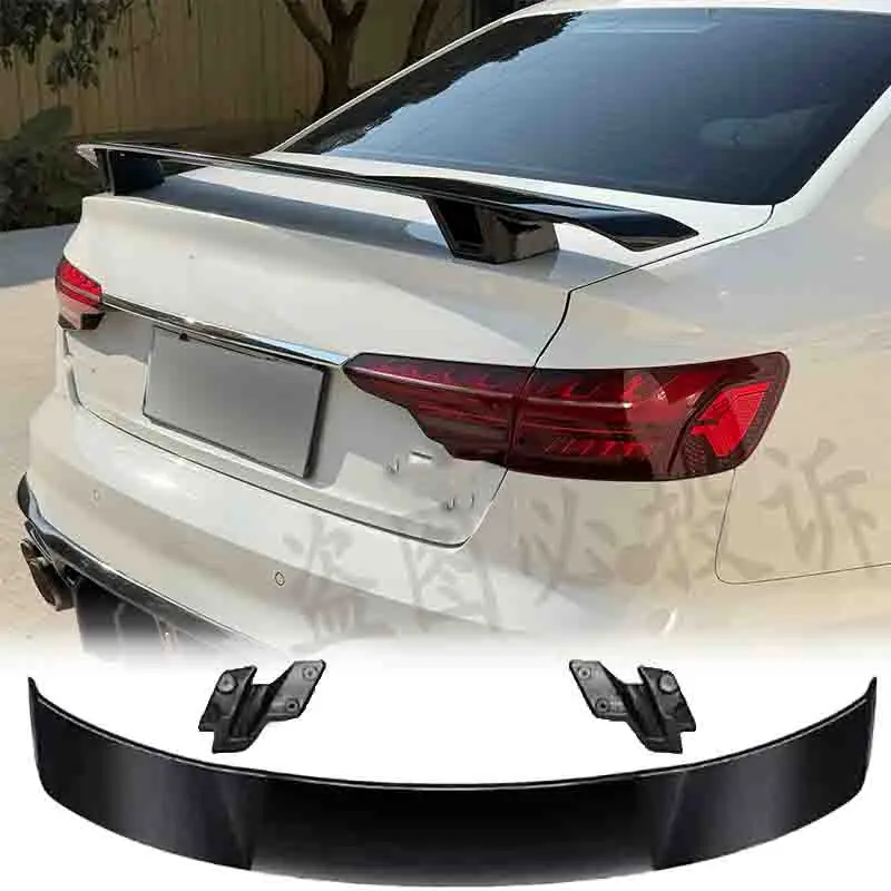 

For 2017-2025 Audi A4 A4L S4 B9.5 B9 4-door sedan decoration high-quality ABS material trunk spoiler MK style automotive parts