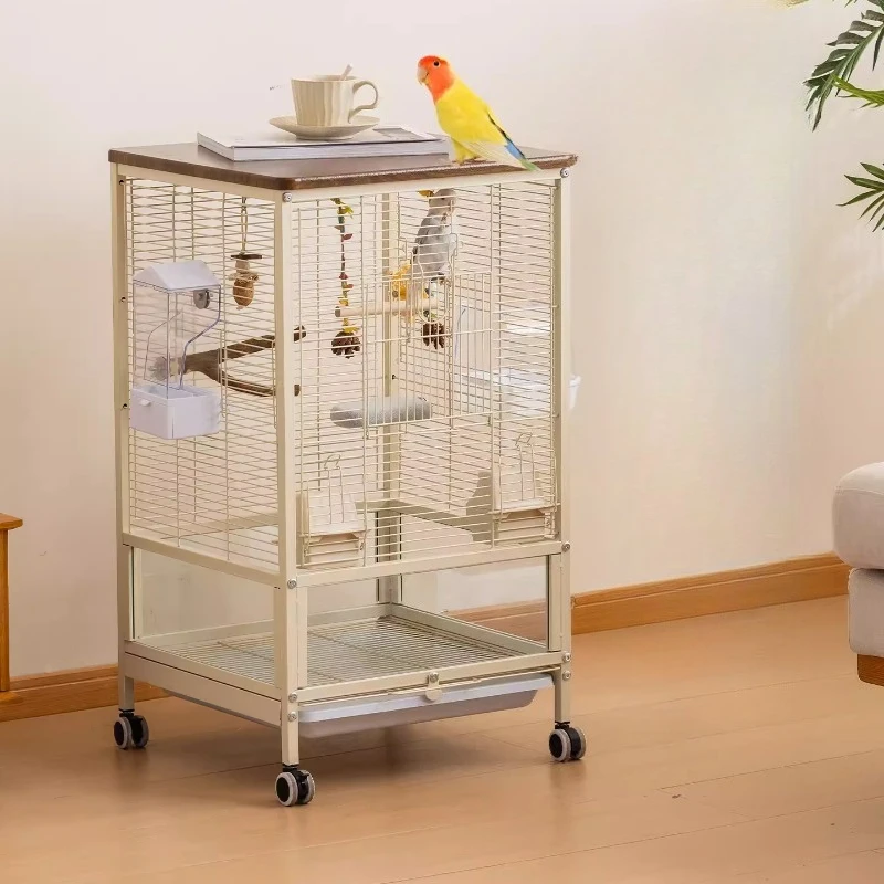 

Parrot House Bird Cages Things Canaries Accessories Pigeon Bird Cages Aviary Outdoor Feeder Bird Supplies