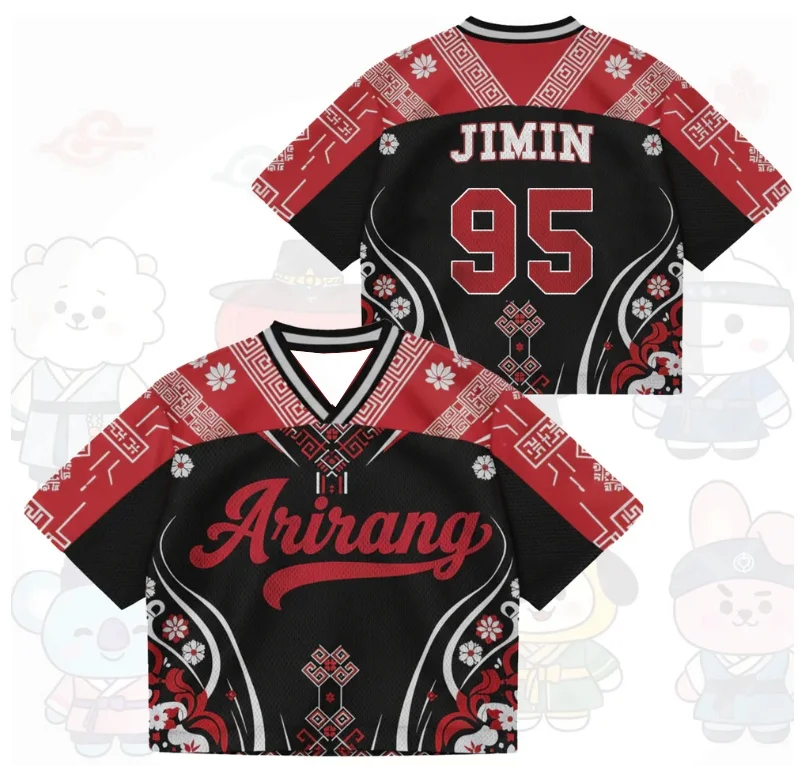 Koreanisches Idol-Boyband-Fan-Support-T-Shirt, Modisch, Bequem, Schnell Trocknend, Schweißabsorbierend, 2026 Y2k, Familien-Partnerlook, Locker geschnitten – Detail 7