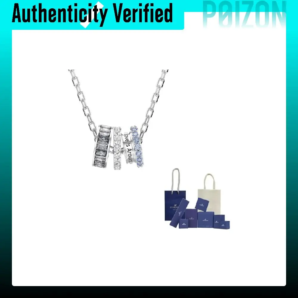 Swarovski Connexus Synthetic Cubic Zirconia Necklaces Women's Silver 5690041