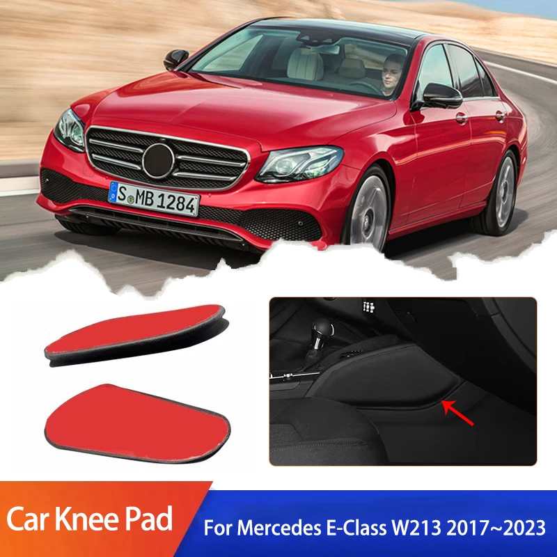 

Для Mercedes Benz E-Class MK5 W213 2017 ~ 2023 Автомобильная подушка из искусственной кожи с центральным управлением, подушка для подставки для колена, налокотник, подушка для поддержки бедра