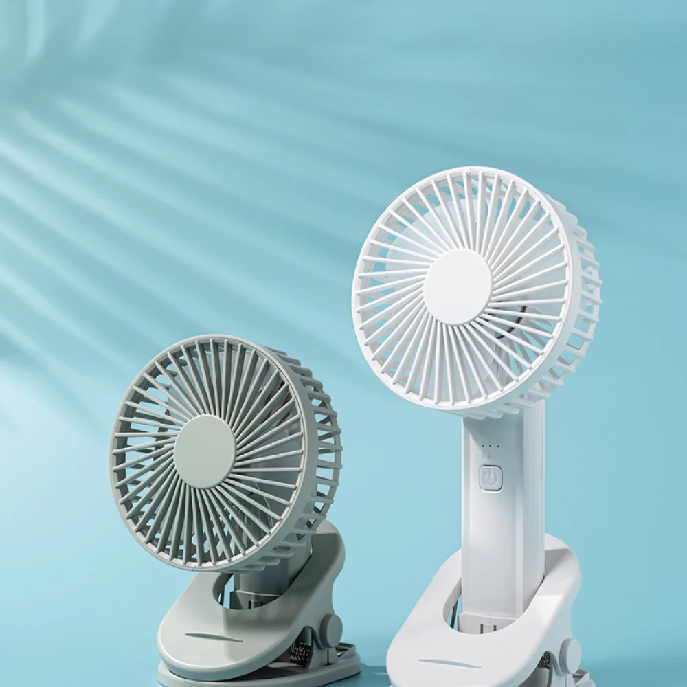 Cooling Fan For Xinjingwei Portable Desk Clip On Fan Rechargeable Handheld USB Air Cooler Quiet Student Dormitory Tool